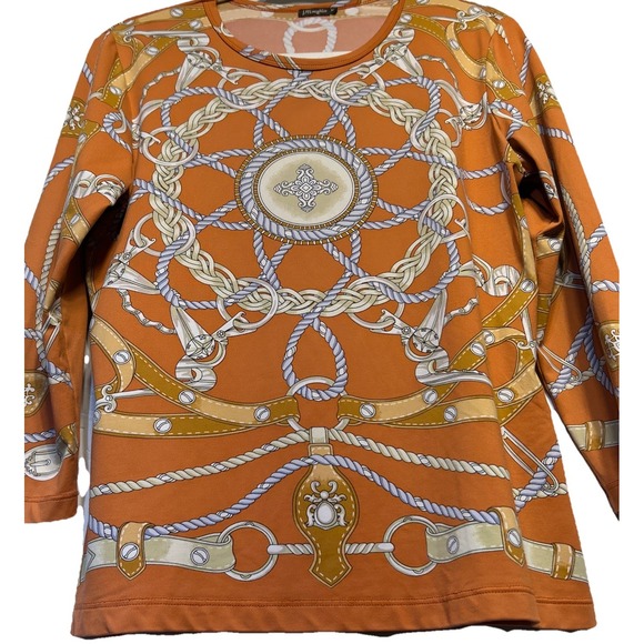 J. McLaughlin Lightweight Stretch 3/4 Sleeve Tops (Lot of 2) Women's Size‎ M EUC - Picture 15 of 16